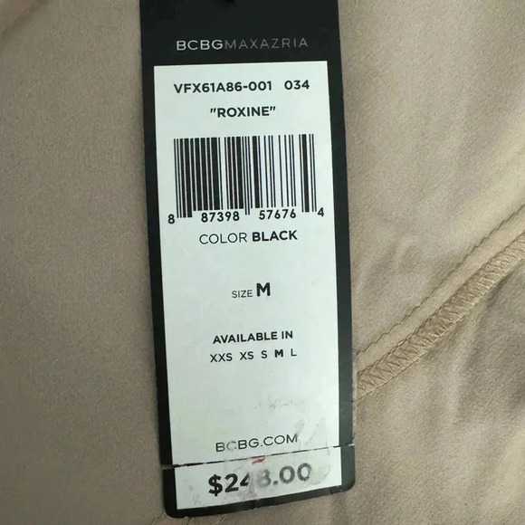 NWT BCBGMaxAzria Roxine Short Flutter Sleeve Dress Size M $248 tag - Picture 7 of 12